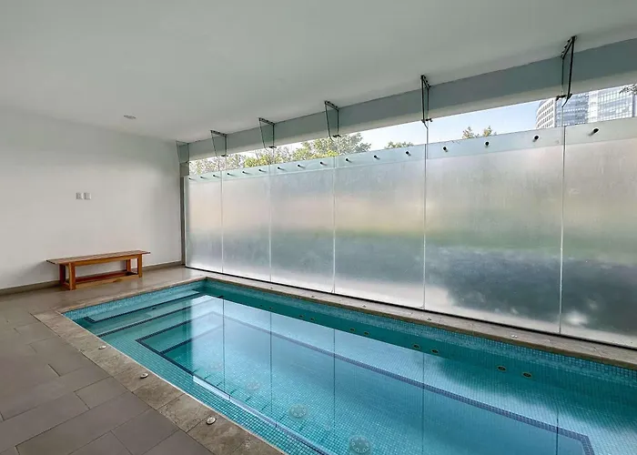 1br In Polanco - Pool - Coworking - Cityview Ferienhaus Mexiko-Stadt